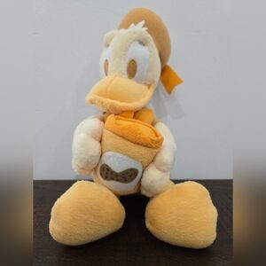 DISNEY DONALD DUCK " Flavor Of The Month" PEANUT BUTTER COLOR PLUSH 12"
